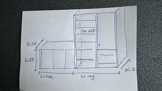 Image 1 of Interlübke Pensile Studimo Plus | Anni 80/90