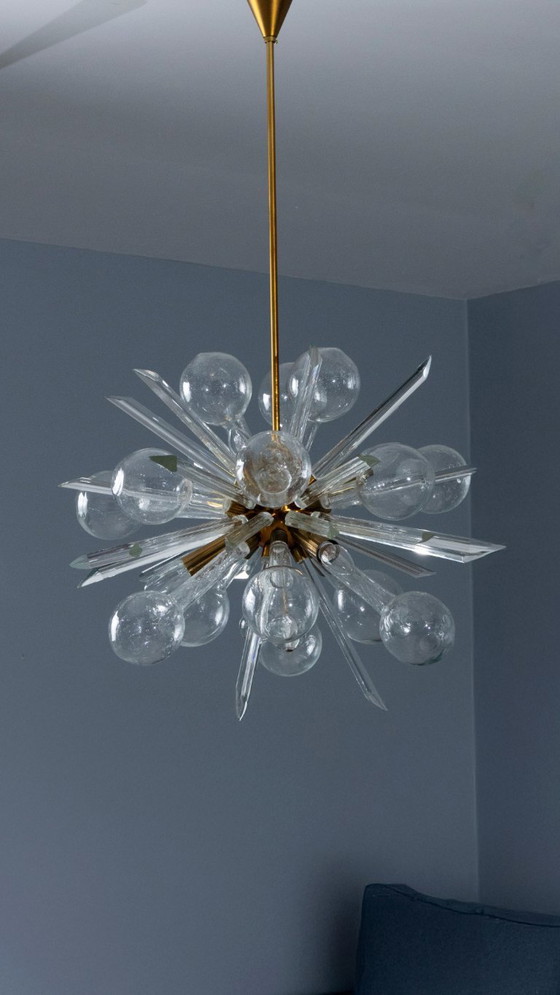 Image 1 of Kroonluchter EXPLOSE, René Roubíček, jaren 60-70, Tsjechoslowakije