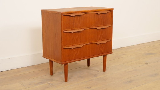 Commode vintage | 3 tiroirs | Teck – Wood (photo 3 of 9)