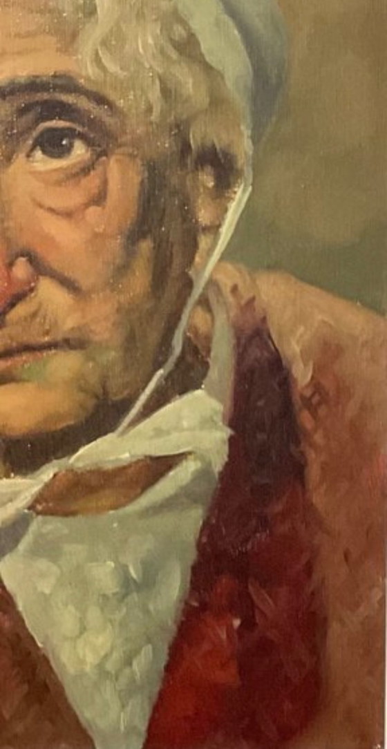 Escuela holandesa (XX) - Retrato de una dama judía – Pinturas y dibujos, Wood, Canvas (photo 3 of 7)