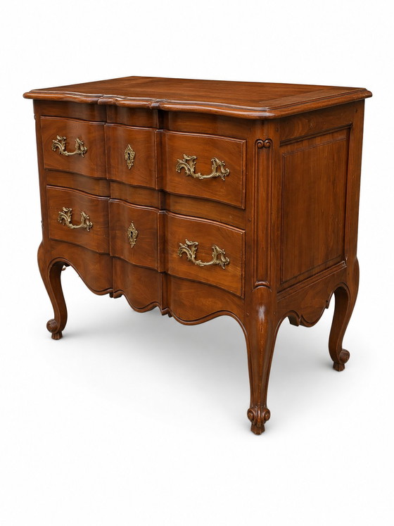 Louis XV Period Commode with Crossbow – Chest of drawers, Wood (photo 5 of 9)