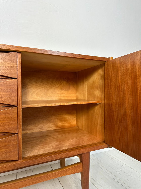 Image 1 of 1960s Vintage Large Minimalistic Mid-Century Teak Sideboard