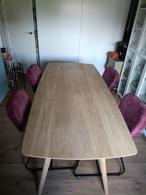 Danish oval oak table