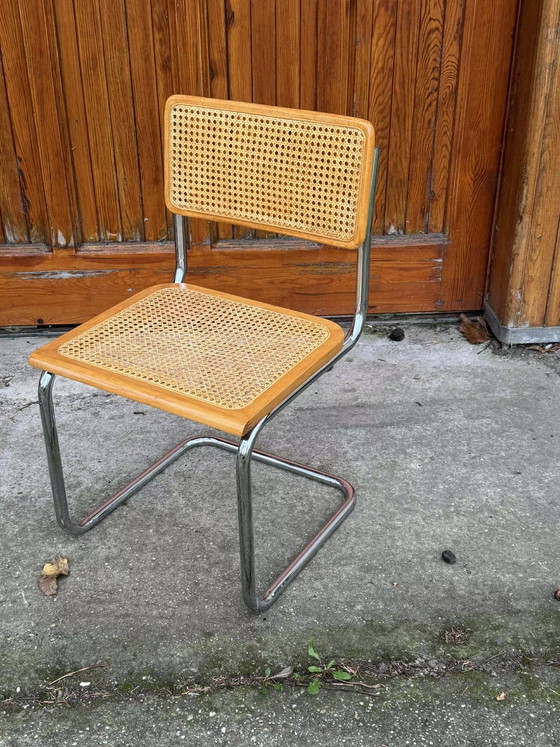 6 Mid-Century Modern Italian Marcel Breuer B32 Cesca Chairs, 1970s – Adjustable recliner chair, Metal, Chrome (photo 7 of 10)