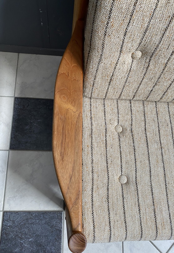 Image 1 of Hochlehniger Relaxsessel mit Hocker 1960er Jahre von Tarm Stole Dänemark