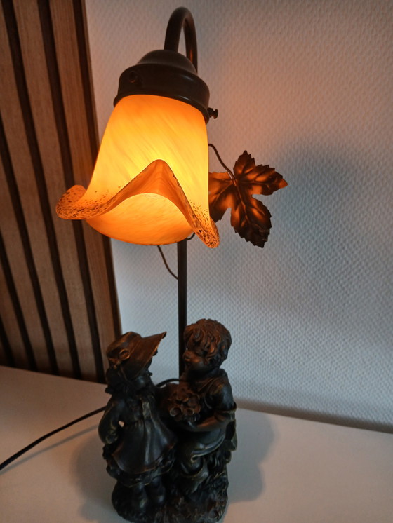 Image 1 of Tulip lamp, 45cm high