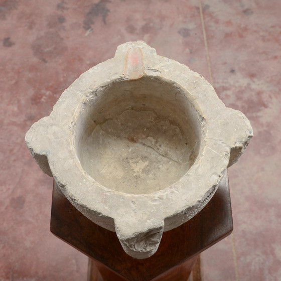 Runde Steinmörserschale aus dem 19. Jahrhundert – Küchenzubehör, Rustic (photo 4 of 10)