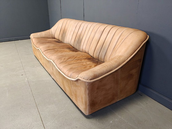 Image 1 of Ensemble de canapés en cuir vintage, années 1960