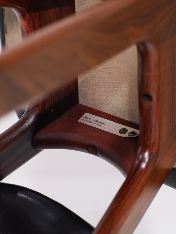 2x OD61 Bar Stools Erik Buch Rosewood Danish 1960s – Barstools, Leather (photo 14 of 14)