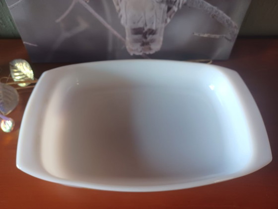 Image 1 of Vintage Arcopal France "Lotus" Vegetable Oven Dish – 1970s
