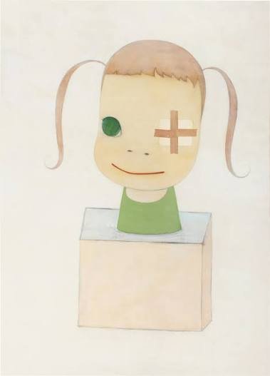Yoshitomo Nara Poster “Sorry Couldn’t Draw The Left Eye” 72.8x51.5 – Giclée Prints, Paper (photo 4 of 5)
