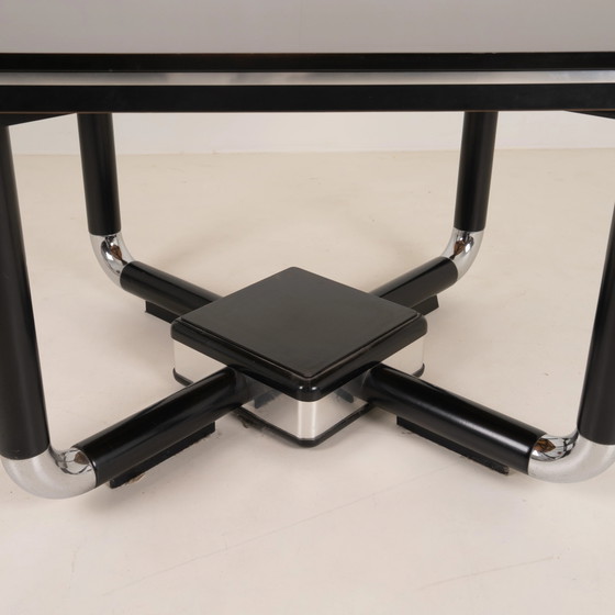 Tavolo in legno robusto anni '80 – Mobili, Wood, Metal, Modern (photo 8 of 8)