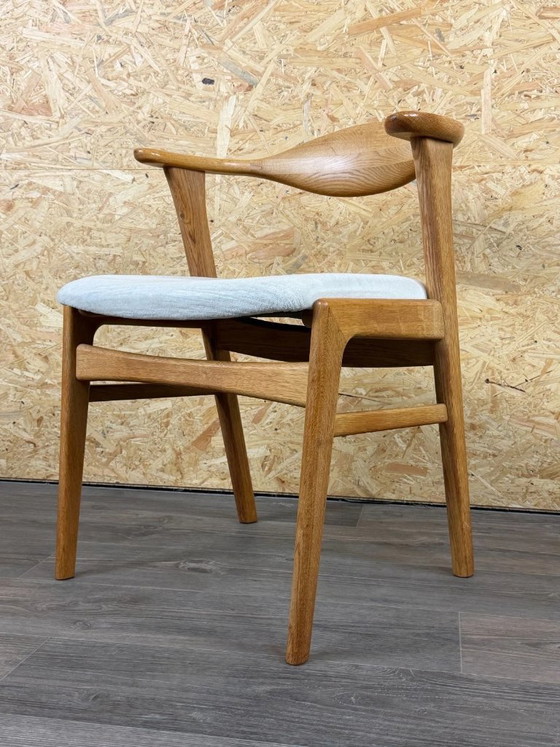 Chaise en Chêne des Années 60 70 Chaise de Salle à Manger Fauteuil d'Erik Kirkegaard Modèle 49 (photo 2 of 18)