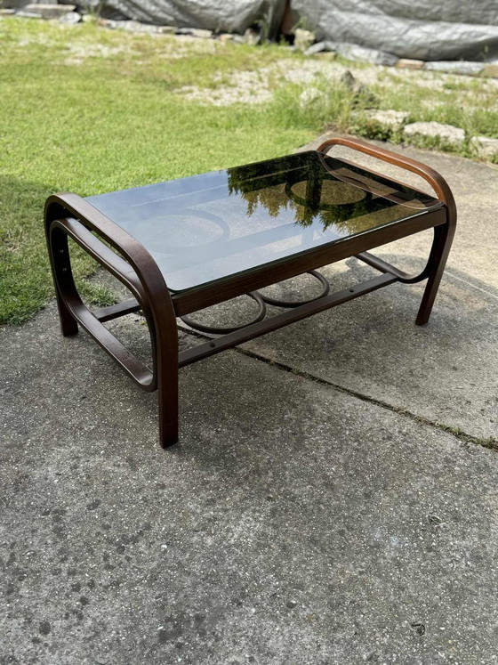 Table basse hongroise vintage de Hajdú, années 1960 – Livres d'art, Bois, Mid Century Modern (photo 5 of 7)