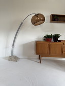 Vintage XXL adjustable arc lamp, Italy '70s