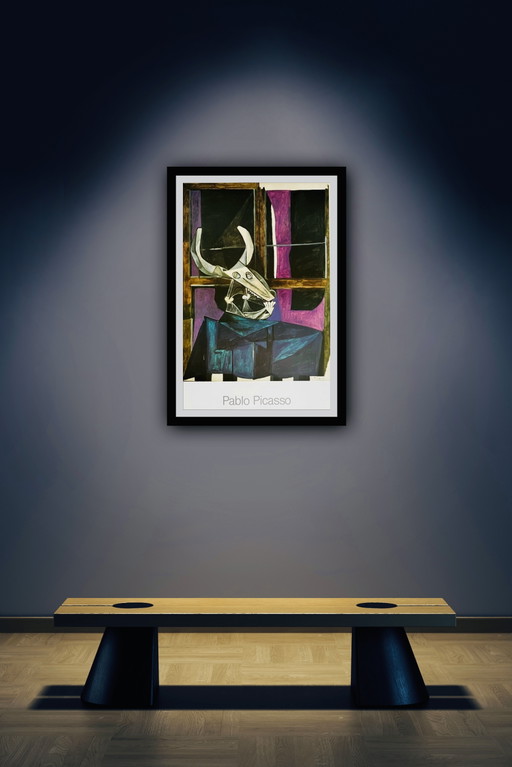 Pablo Picasso: "Nature Morte Au Crane De Boeuf" (Natura mattutina al Crane de Boeuf). Firma sulla lastra. 