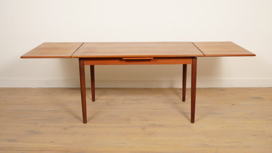 Image 1 of Tavolo da pranzo vintage | allungabile | Teak | 131 cm