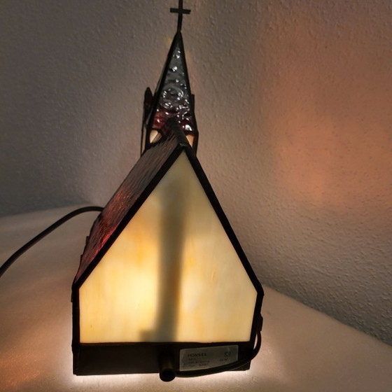 Lampada da tavolo Chiesa, Tyffany, Honsel Leuchten Germania – Lampade da tavolo, Vetro (photo 5 of 10)