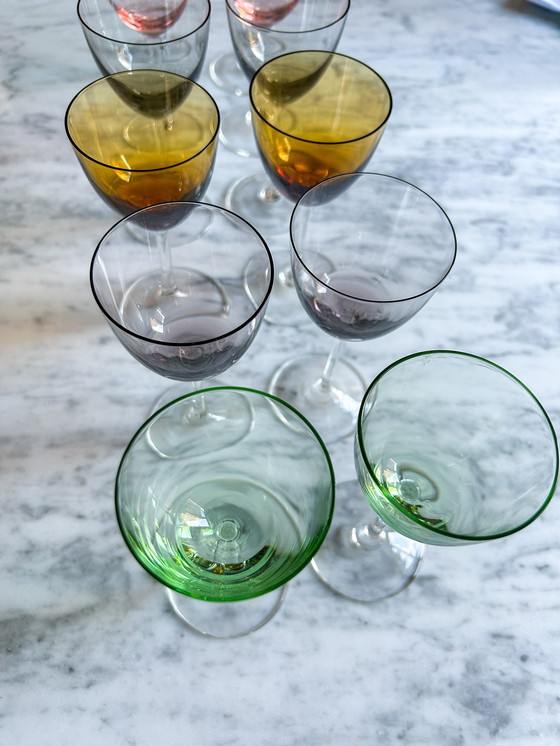 Image 1 of 12x Likörgläser italienisch 1950er Jahre