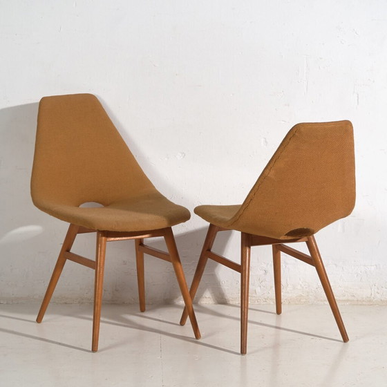 Sedie decorative vintage (c.1950). Set di 2 pezzi – Poltrone, Wood (photo 4 of 40)
