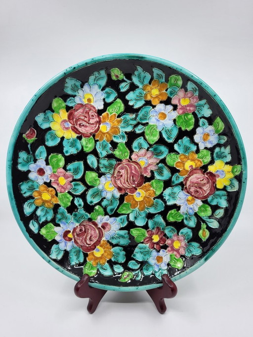 Cerart Monaco decorative plate France 1950