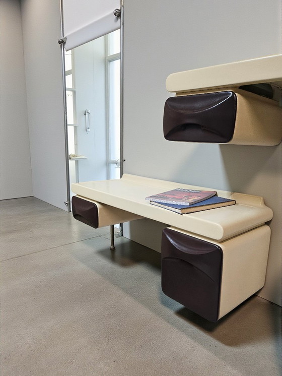 Image 1 of Sistema di mensole da parete Space Age di Ernest Igl, anni '70