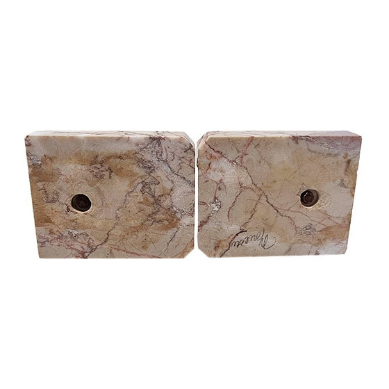 Serre-livres Art déco français de Jamar – Objets déco, Marble, Metal (photo 7 of 7)