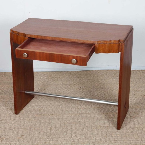 Image 1 of Art Deco style dressing table/console, French work from the 1950s