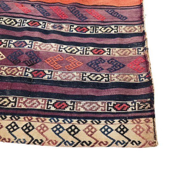 Image 1 of Antico sacco per cereali in lana kilim Marash, inizi del 1900
