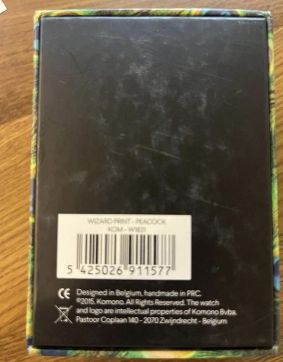 Image 1 of Komono wizard peacock watch