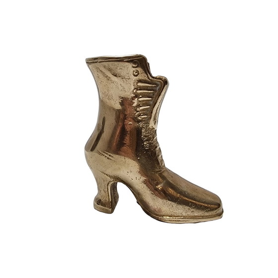 Image 1 of Stivale vittoriano in ottone vintage