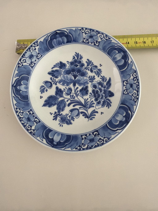 Set van 3 verzamelbare Delfts Blauwe borden