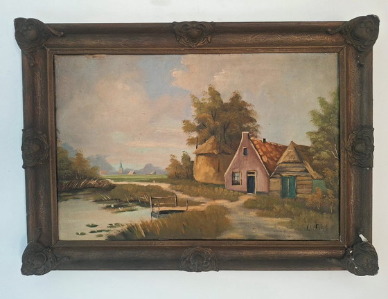 Quiet Village – Fine Art Enschede, Paintings & Drawings, Canvas (photo 4 of 5)