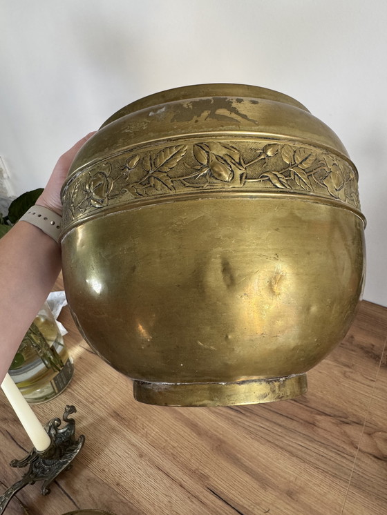 Image 1 of Lot 2 caches pots laiton 