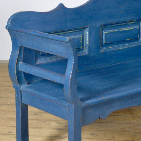 Image 1 of Antique pine bench, 1900s