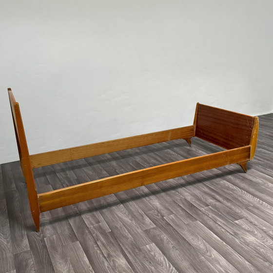 Image 1 of Gio Ponti Attr. Letto Singolo e Comodino Mid-Century Anni 40 Design Modernariato
