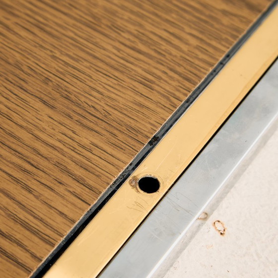 Image 1 of MK11672 Spiegel met messing en chromen frame