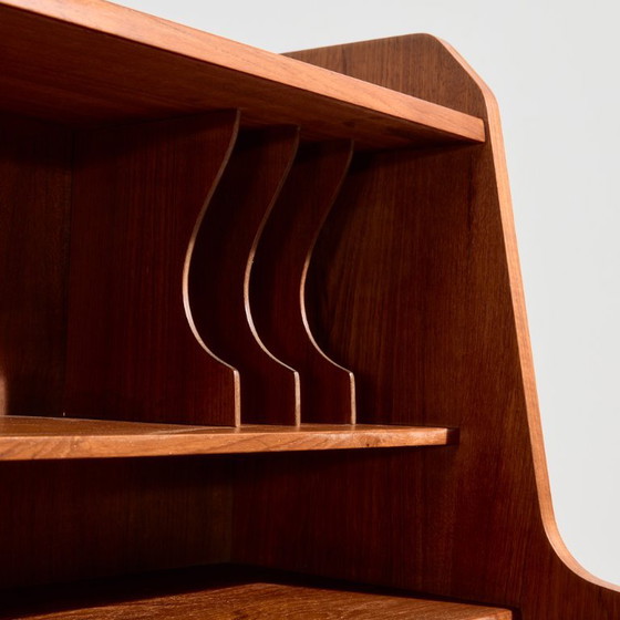 MK11143 Gerestaureerd Teakhouten Bureau – Wood (photo 17 of 17)