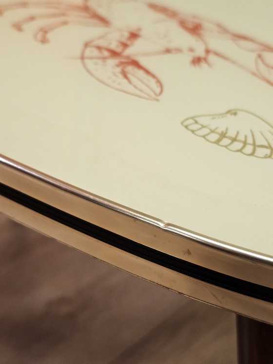 Image 1 of Table d'appoint vintage en forme de homard