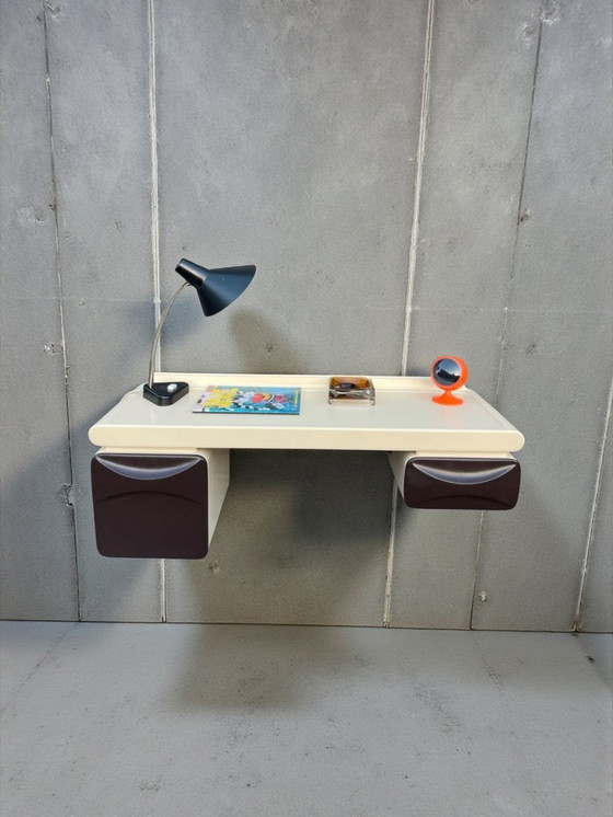 Image 1 of Sistema di mensole da parete Space Age di Ernest Igl, anni '70