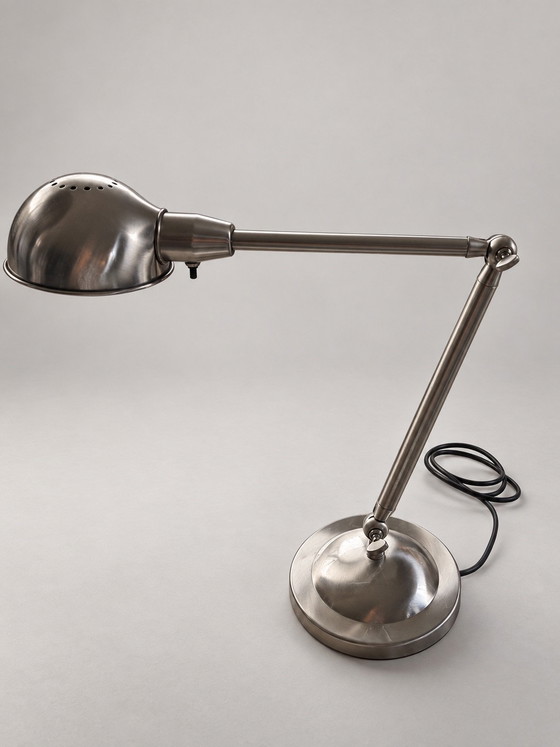 Retro IKEA Fermat (A9801) Industrielle Design Schreibtischlampe – Tischlampen, Metall (photo 8 of 9)