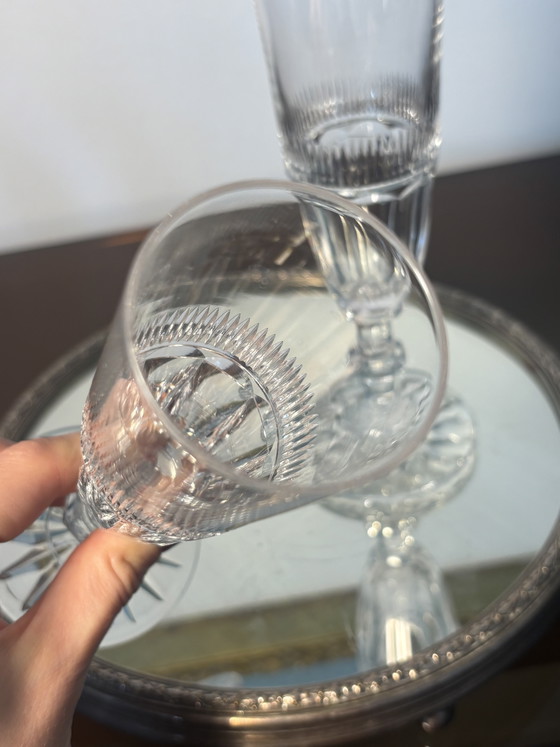 2 Flûtes Saint Louis Trianon Model – Gläser & Karaffe, Crystal (photo 10 of 14)