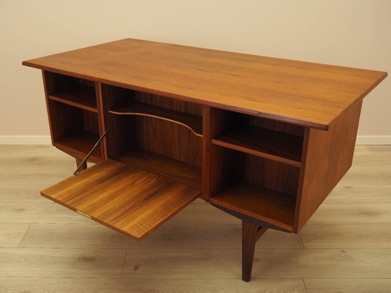 Image 1 of Teakhouten bureau, Deens design, jaren 70, productie: Denemarken