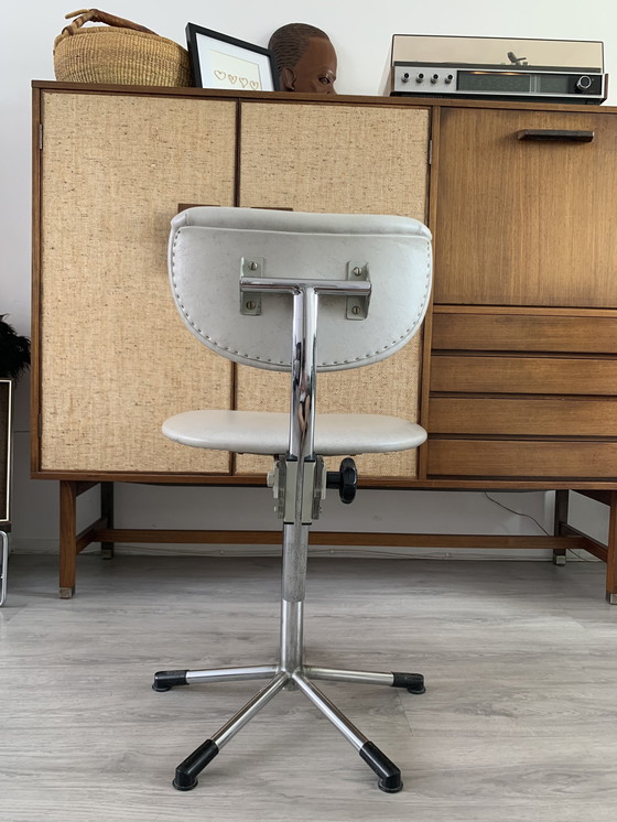 Image 1 of Vintage De Wit bureaustoel jaren 60