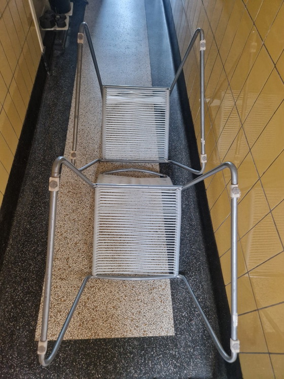 Image 1 of Set di 2 sedie vintage IKEA "Melker" Spaghetti - Lisa Norinder (anni '90) Design classico