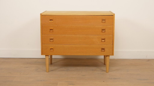 Commode danoise vintage | 4 tiroirs | Chêne