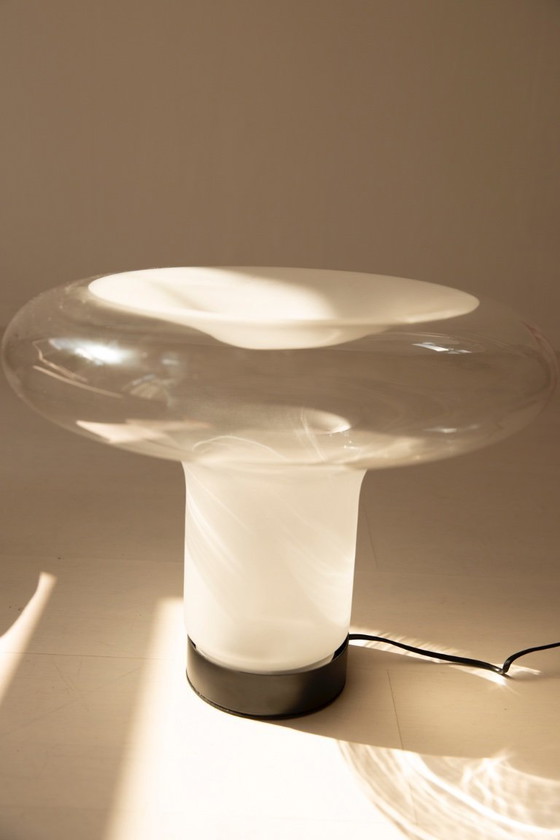 Image 1 of Grote Glazen Mushroom Lamp – Space Age Design