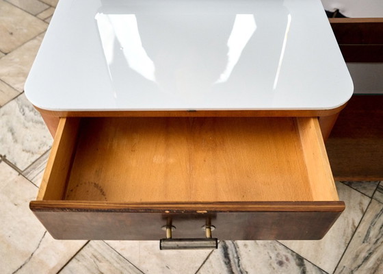 Image 1 of Vintage Art Déco Vanity, by Jindřich Halabala, 1940s Czechoslovakia