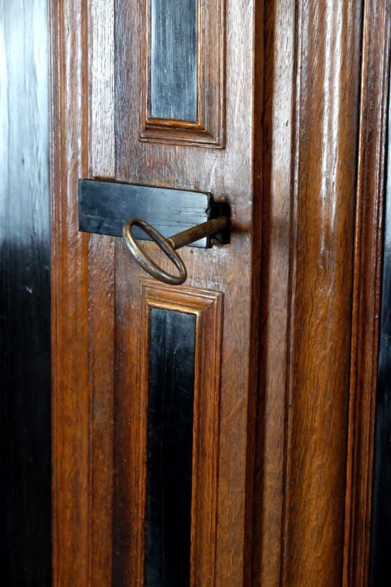 Image 1 of 18de eeuwse Hollandse Kussenkast / Dutch 18th century Kussenkast