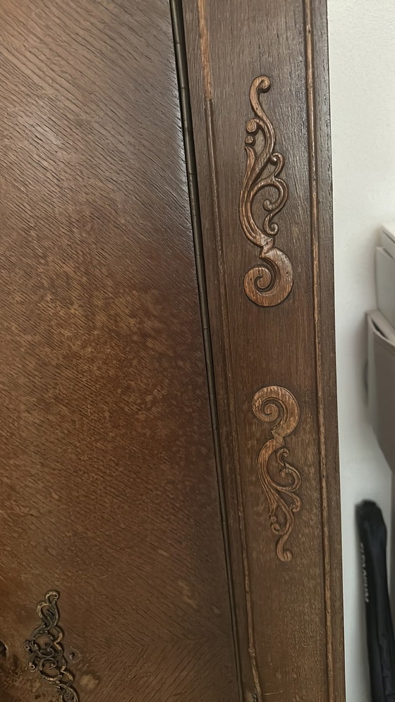 Image 1 of Vintage vitrine kast Neo Barok met invloeden van Louis XV